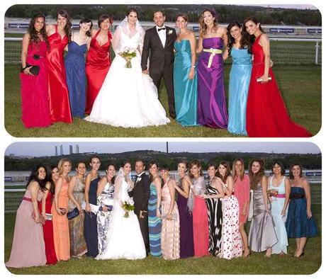 Los invitados de la boda de mi prima