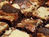 Brownies pastel queso marmoleados