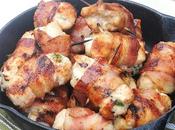 Pollo envuelto bacon