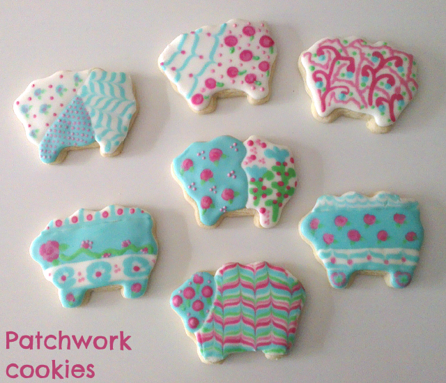 ♥ Galletas decoradas estilo patchwork