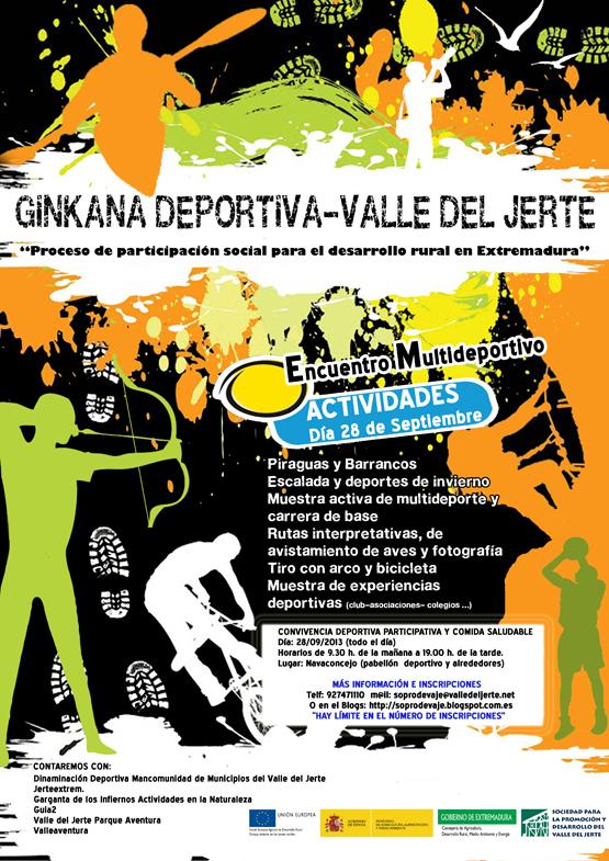 Ginkana deportiva Valle del Jerte. Encuentro Multideportivo