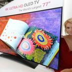 LG presenta una TV OLED Ultra HD curva de 77 pulgadas