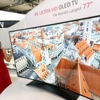 LG presenta una TV OLED Ultra HD curva de 77 pulgadas