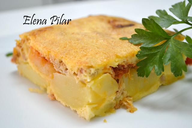 Pastel de Patatas gratinadas (Microondas)