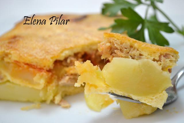 Pastel de Patatas gratinadas (Microondas)