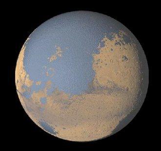 Marte hace 3500 millones de años