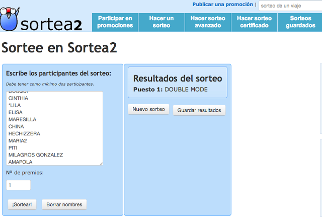 GANADORAS DEL SORTEO Y NOTICIAS NUEVAS!
