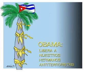 Con cintas amarillas Cuba reclama justicia