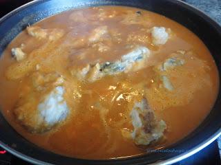 rape en salsa de marisco o salsa americana