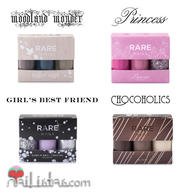 Kits de nail art y esmaltes de uñas Rare Nails