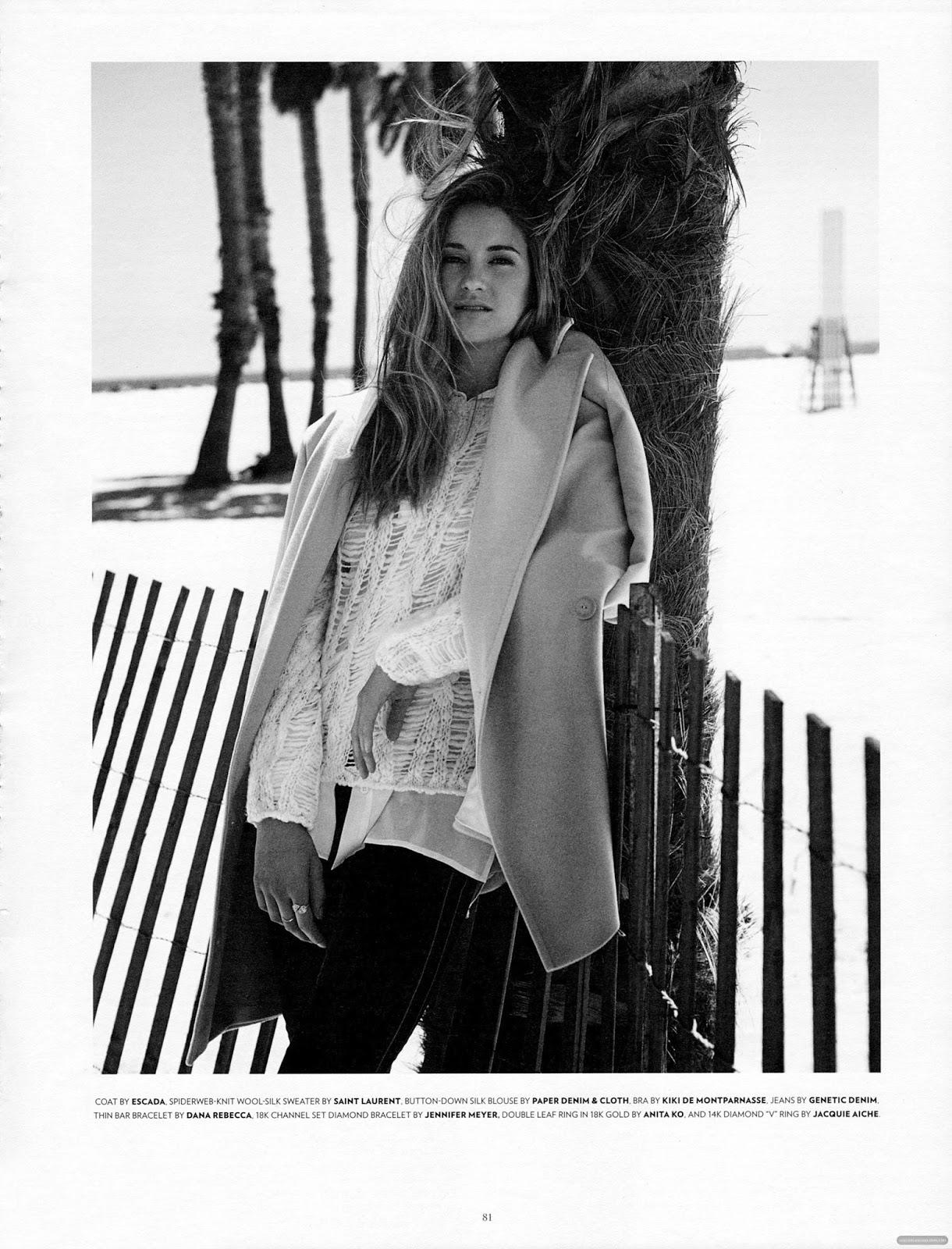 Scans y Outakes de Shailene Woodley para Flaunt Magazine