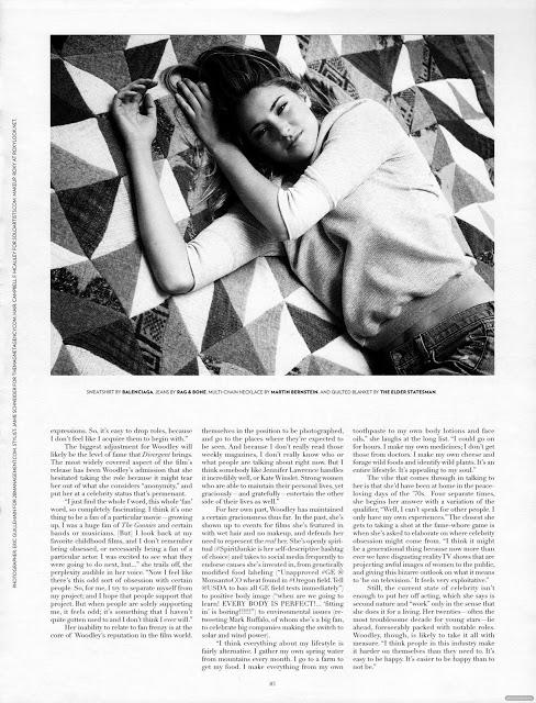 Scans y Outakes de Shailene Woodley para Flaunt Magazine