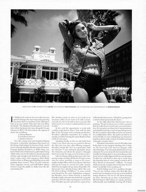 Scans y Outakes de Shailene Woodley para Flaunt Magazine