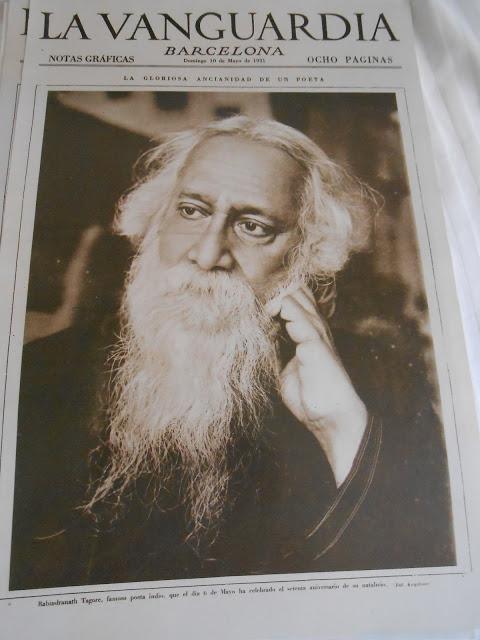 BARCELONA...PORTADAS HISTÓRICAS...LA VANGUARDIA,REGALO DE MI JEFE ,EL SR. JOAN, MOLTES GRÀCIES...8-09-2013...