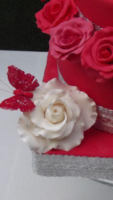 jacky's fantasia in cucina Wedding Cake Rose!!!  D' Jacky ceron!!