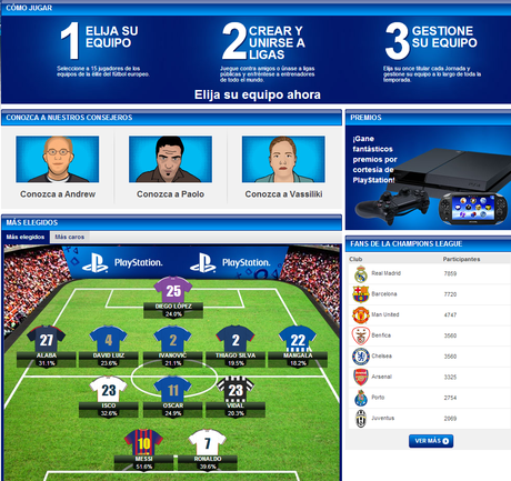 ¿Te gusta el fútbol y quieres ganar premios de PlayStation? Juega UEFA Fantasy