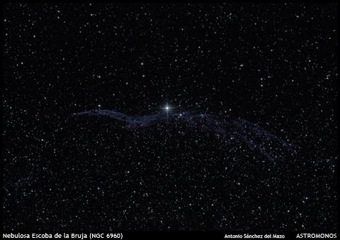 NEBULOSA ESCOBA DE LA BRUJA (NGC 6960)