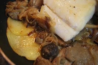 Bacalao con Setas
