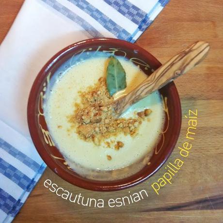 Escautuna esnian, papilla de maíz de 1864