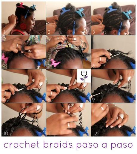 Crochet braids paso a paso