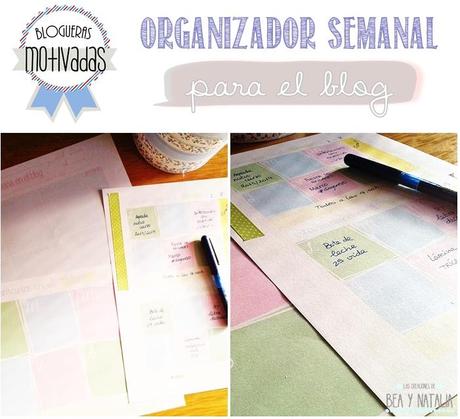 Blogueras motivadas: organizador semanal