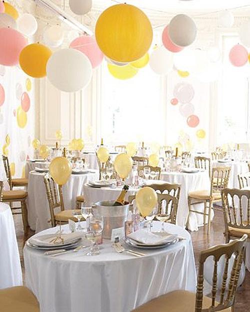 ideas para decorar con globos en tu boda
