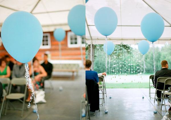 decorar con globos en tu boda