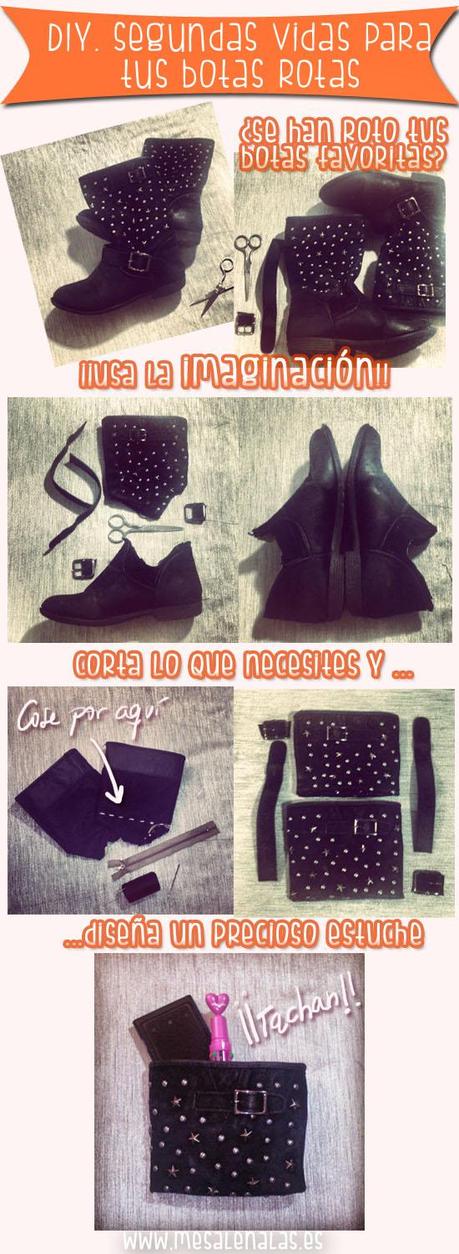 Diy: segundas vidas para tus botas rotas