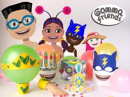 gomma friends personajes