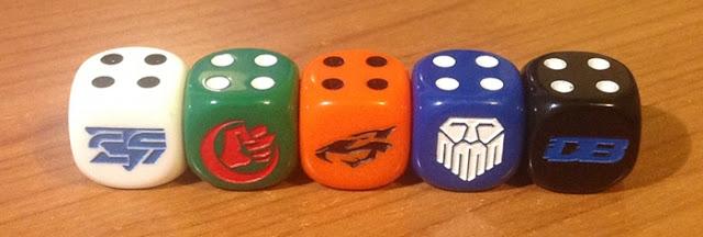 Los dados en Dreadball y las tiradas