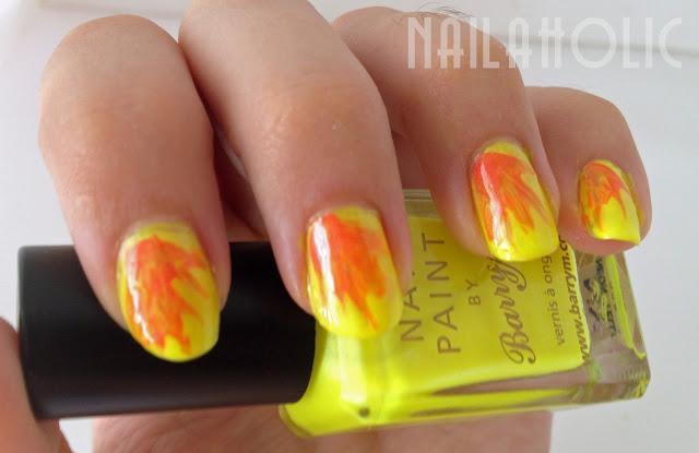Tutorial - Summer nails: Neon tie dye