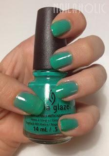 Mi colección - Keepin' it teal (China Glaze)