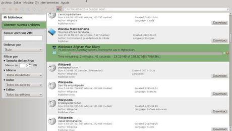 Kiwix: un programa para consultar la Wikipedia offline kiwix_image1