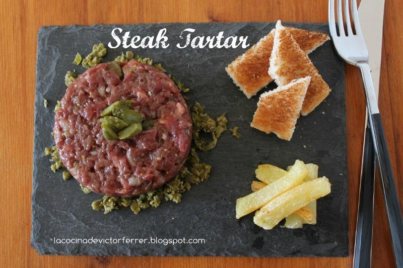 Steak Tartar. Paso a paso.