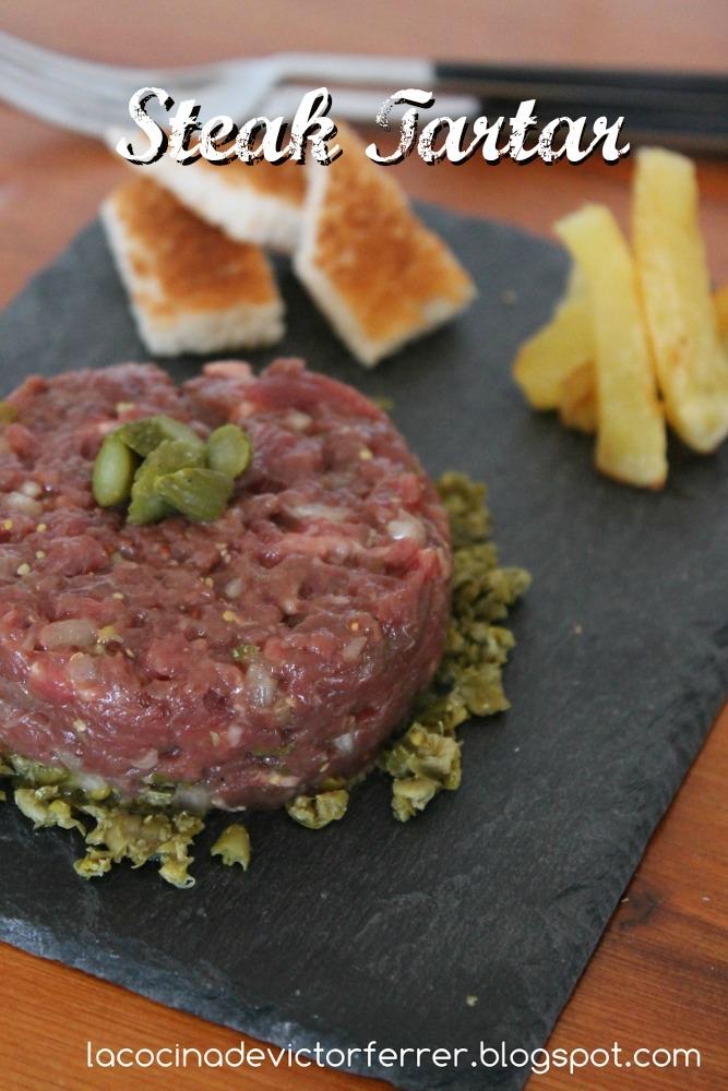 Steak Tartar. Paso a paso.