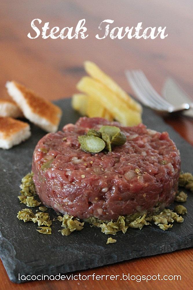Steak Tartar. Paso a paso.