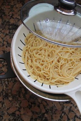 Espaguetis carbonara. Paso a paso.