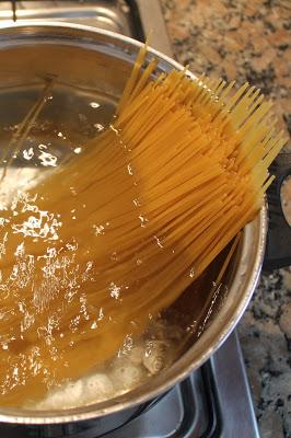 Espaguetis carbonara. Paso a paso.