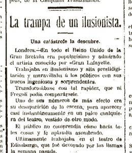 Lafayette, un mago muy peculiar. El diario