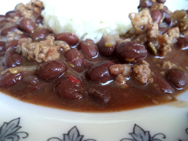 Chili con Carne y Frijoles Negros