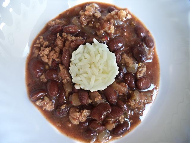 Chili con Carne y Frijoles Negros