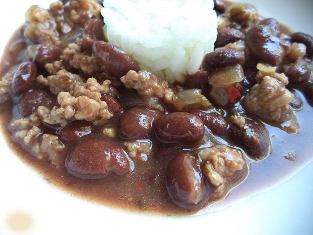 Chili con Carne y Frijoles Negros