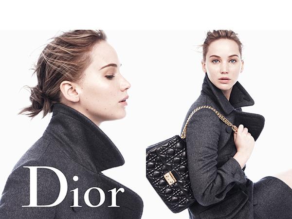 Jennifer Laurence posa con la cara lavada para MISS DIOR