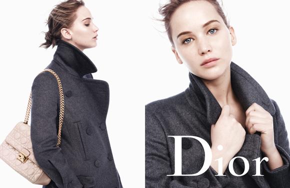 Jennifer Laurence posa con la cara lavada para MISS DIOR