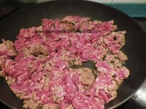 canelones y Canelones de calabacin con carne picada