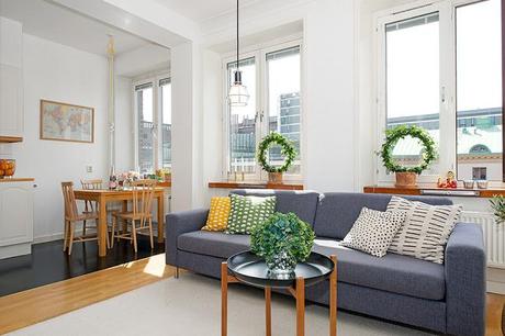 CORONA DE HIEDRA TIPICA EN LA DECORACION NORDICA