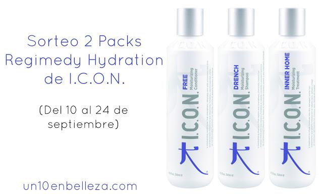 Sorteo de 2 packs Regimedy Hydration de I.C.O.N.