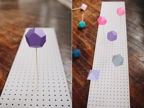 Caminos de mesa geometricos y Handmade