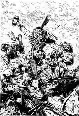 El primer equipo de Hombres Lagarto de BB