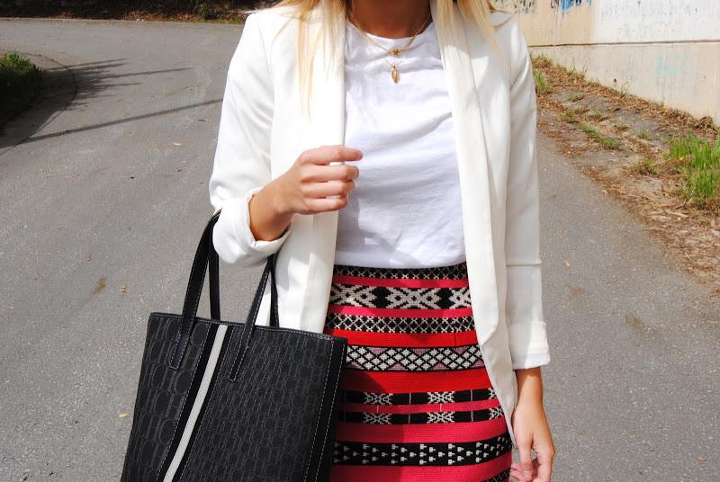 Ethnic skirt.